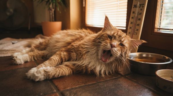 Identifying Heat Exhaustion Symptoms in Maine Coon Cats During a UK Heatwave: A Comprehensive Guide
